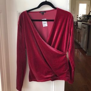 J Crew wrap top
